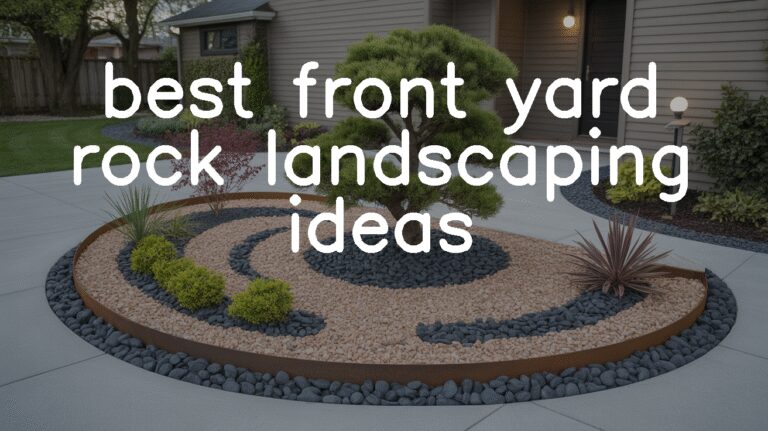 34 Best Front Yard Rock Landscaping Ideas to Boost Curb Appeal
